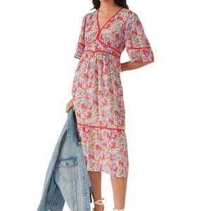 NWT ba&sh Aquila Print Dress - Size 1 or 4